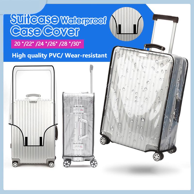 Luggage Protective Cover Transparent - Прозрачный чехол для багажа, водонепроницаемый и