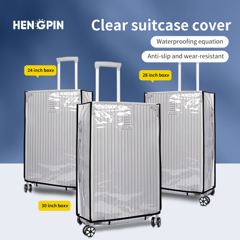 Waterproof Suitcase Cover Protector - Полностью прозрачный защитный чехол для багажа,