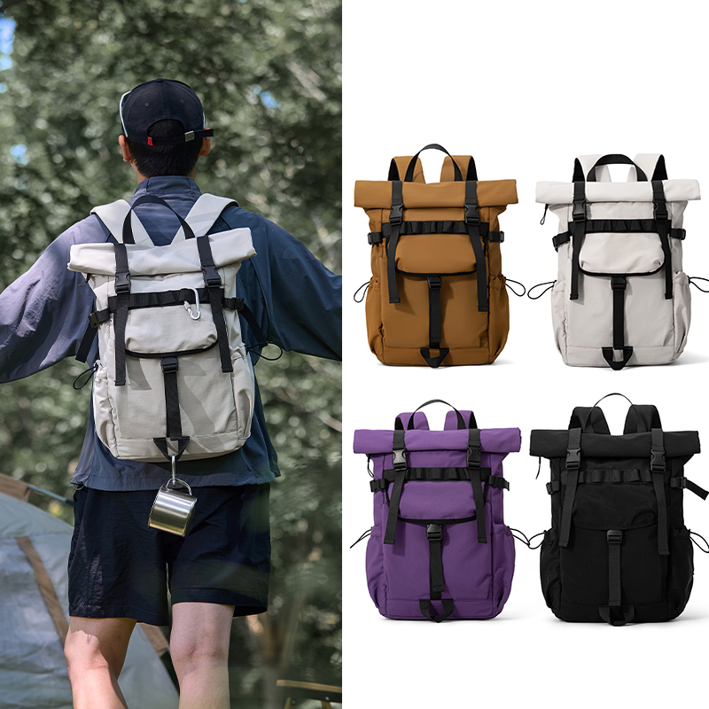 Foldable Rolling Luggage Bag - Новый мужской рюкзак с раскладным верхом,