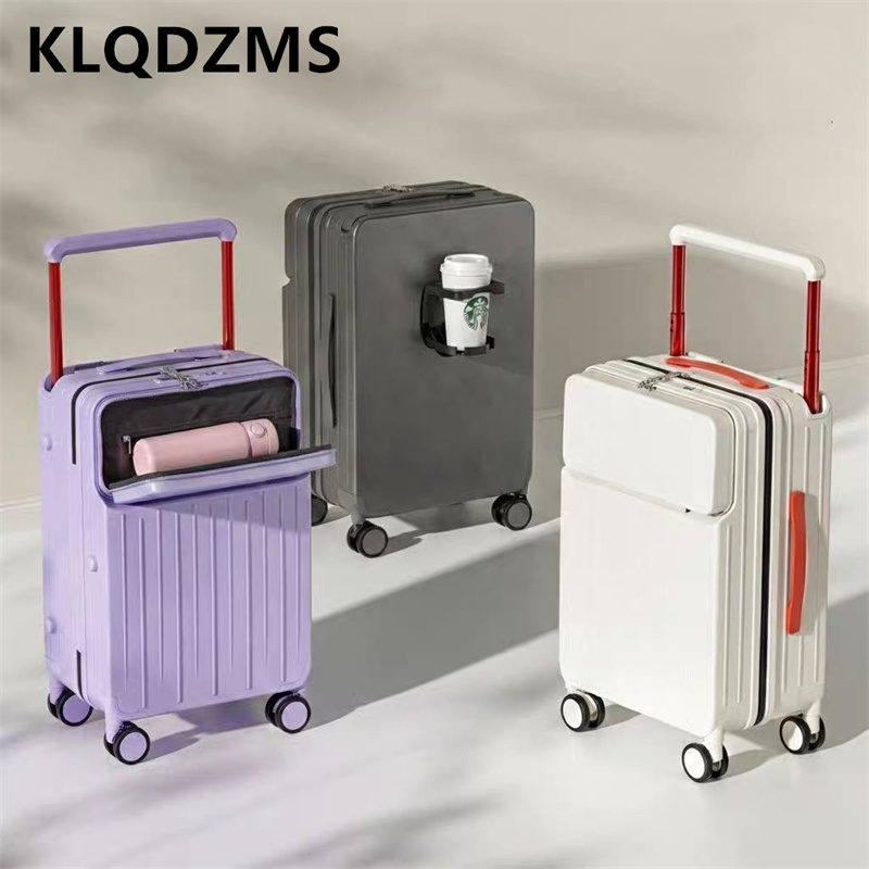 Front Opening Laptop Luggage 24 Inch - Чемодан KLQDZMS с передним открытием, 20,