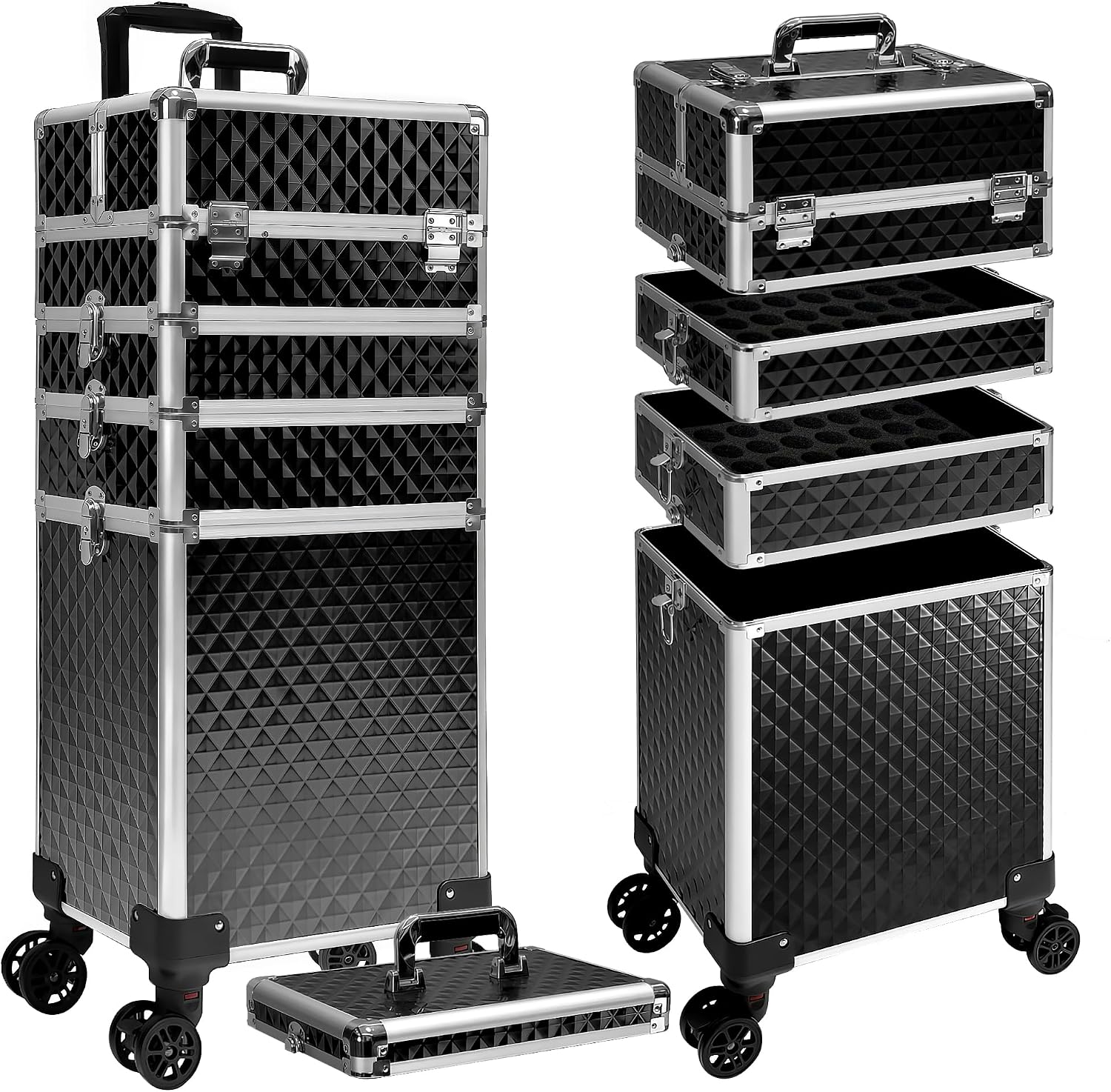 Luggage - Передвижной кейс для макияжа, косметический чемодан