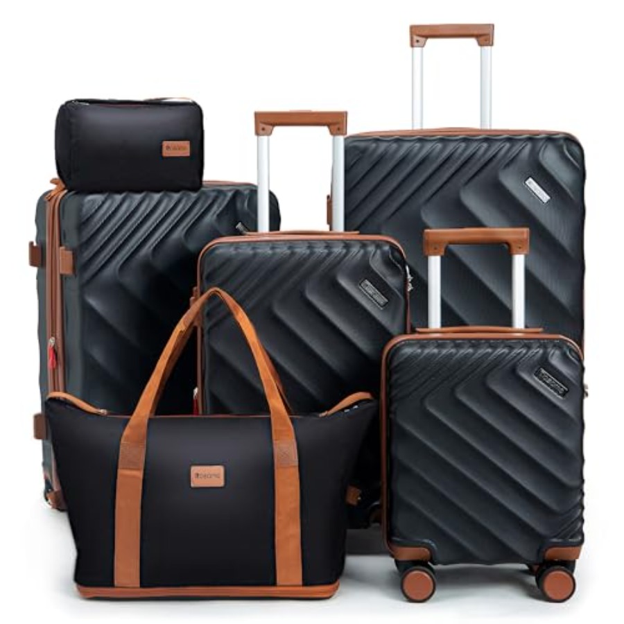 Expandable Hard Shell Luggage Set - Набор из 6 предметов жесткого расширяемого
