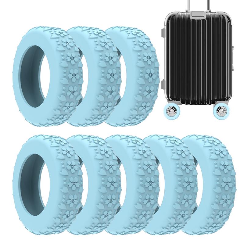 Waterproof Suitcase Cover Protector - Чехлы для багажных колес, 8X, силиконовый