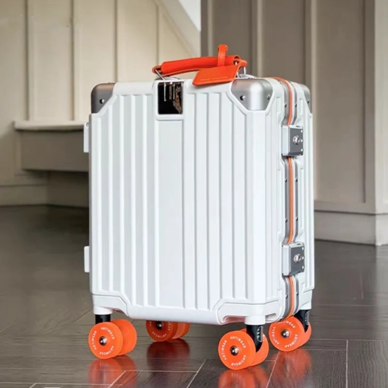Aluminum Frame Carry On Luggage - 14-дюймовый легкий дорожный чемодан на колесиках