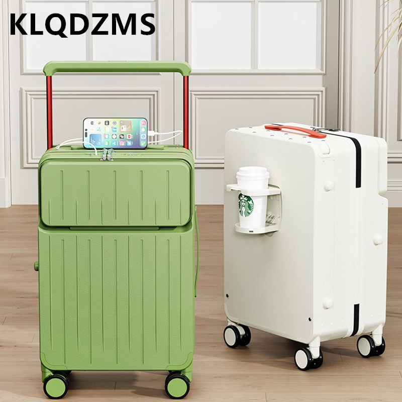 Front Opening Laptop Luggage 24 Inch - KLQDZMS 24-дюймовый чемодан с передним отсеком