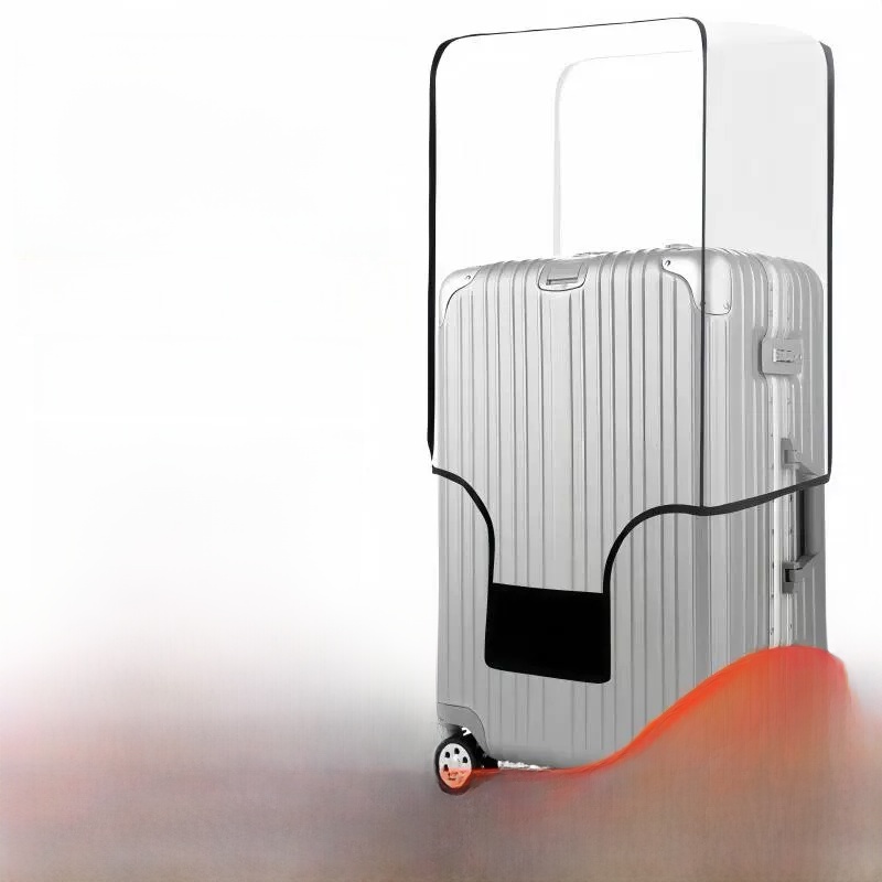 Luggage Protective Cover Transparent - Утолщённый водонепроницаемый прозрачный чехол для багажа,
