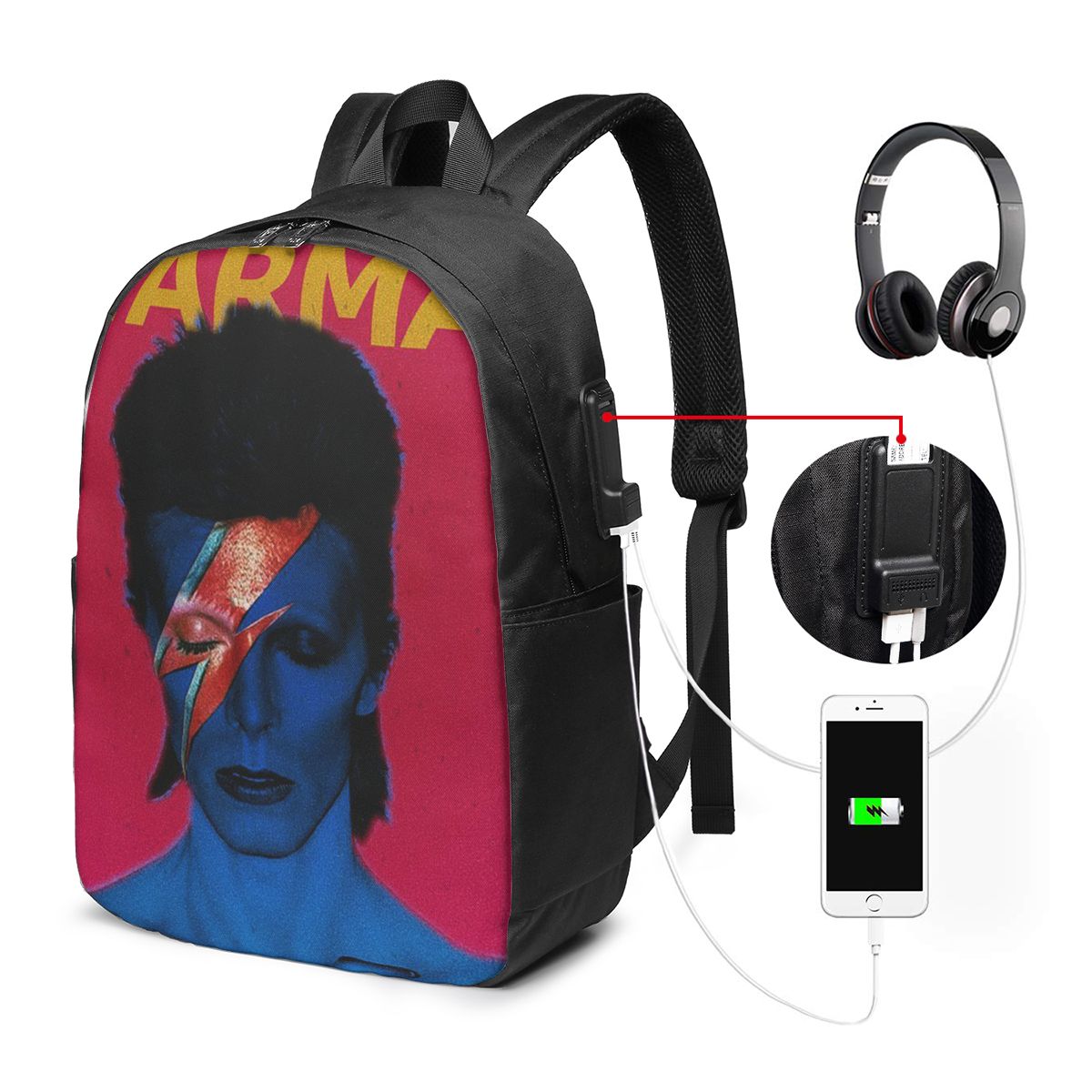 Travel Bags - Рюкзак Davids Bowied, дорожная сумка для