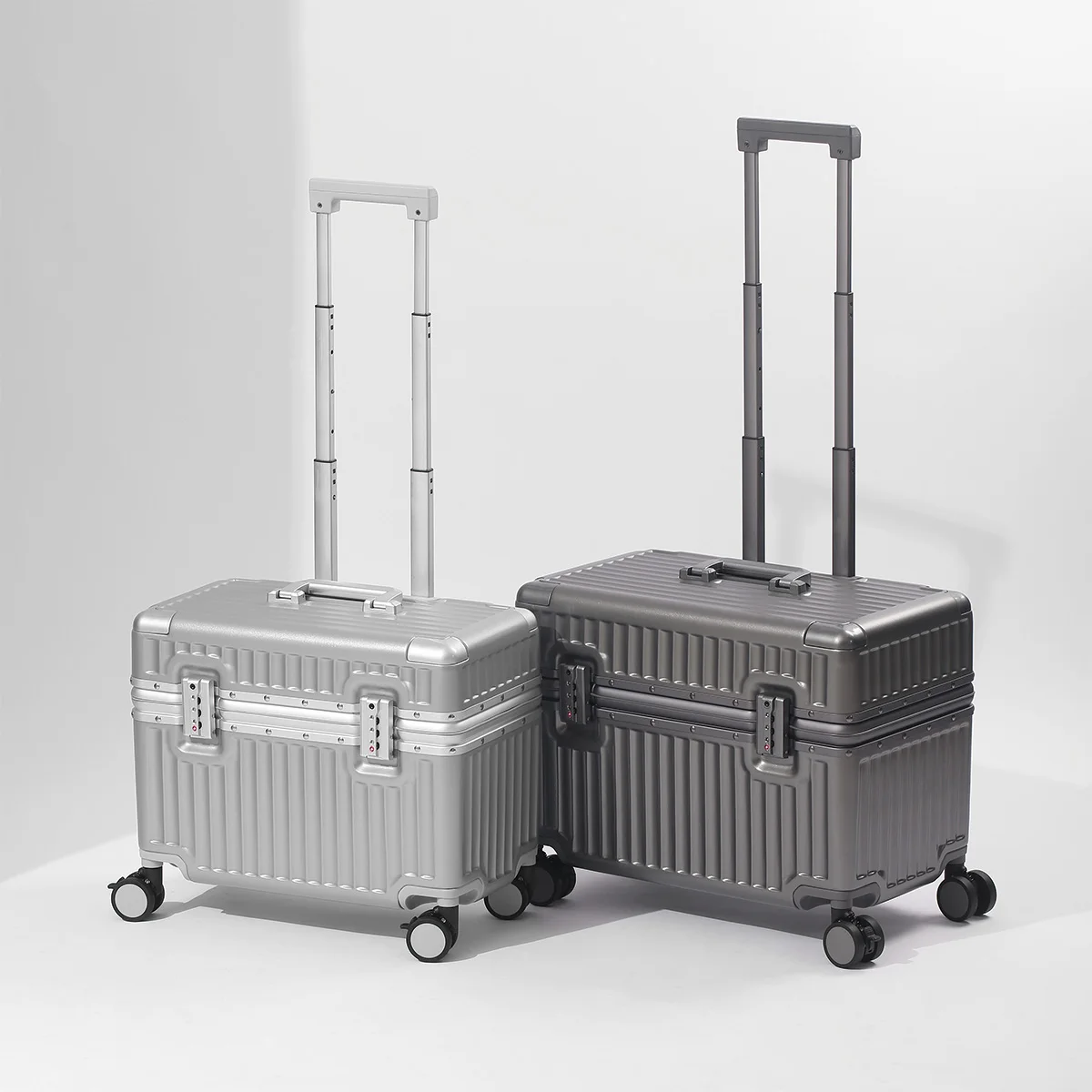 Aluminum Frame Carry On Luggage - 18-дюймовый чемодан с алюминиевой рамой, жесткий