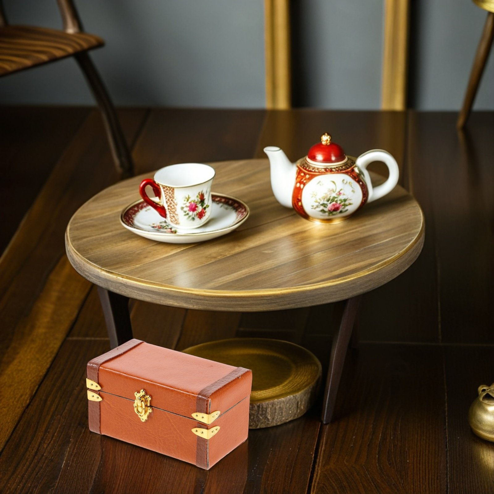 Retro Vintage Trunk Suitcase - Миниатюрный винтажный чемоданчик в ретро-стиле для