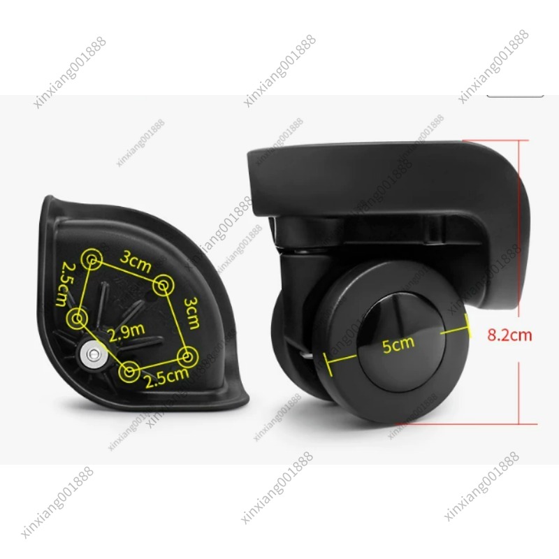 Silent Replacement Luggage Wheels - Запасные колеса для чемоданов DISSONA, универсальные