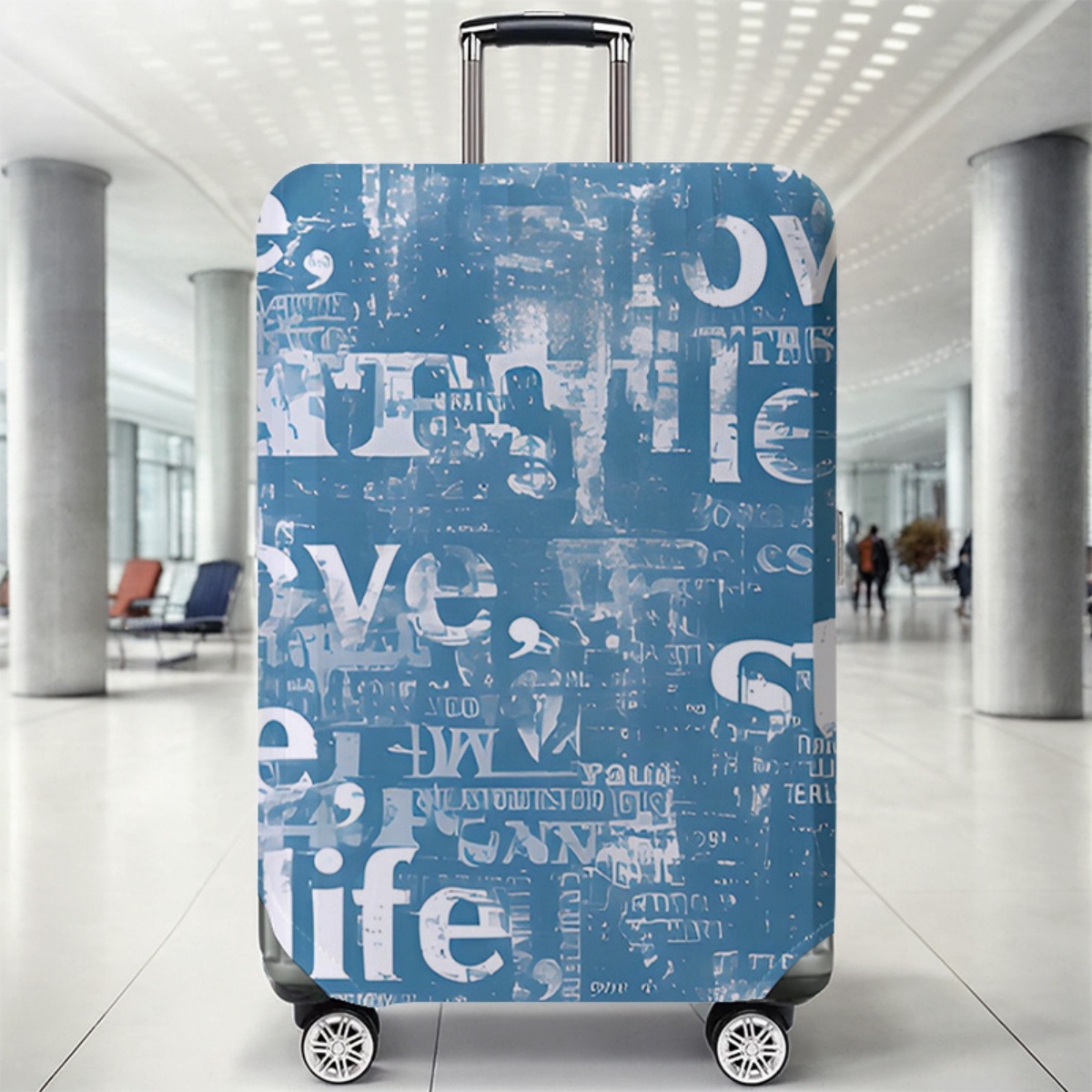 Защитный чехол для багажа, эла – обзор и цена Waterproof Suitcase Cover Protector