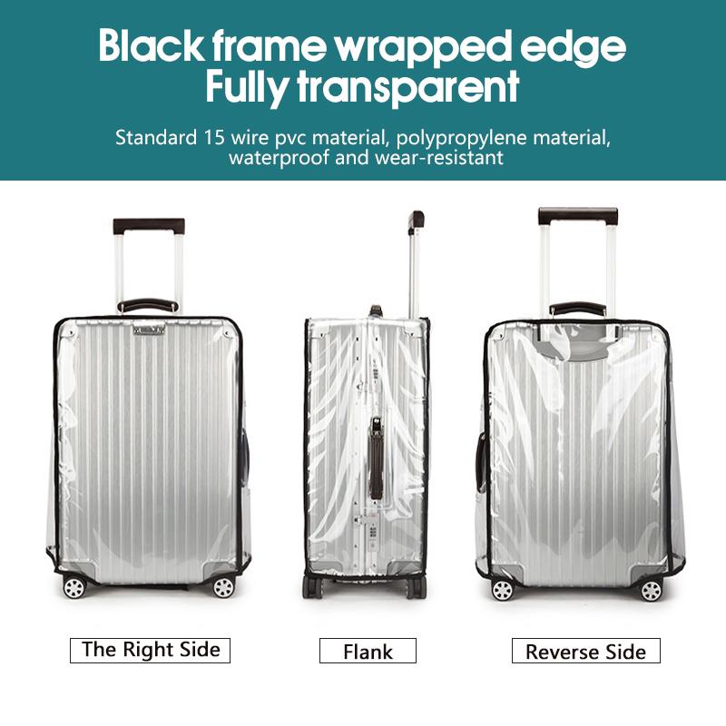 Прозрачный чехол для багажа, в – обзор и цена Luggage Protective Cover Transparent