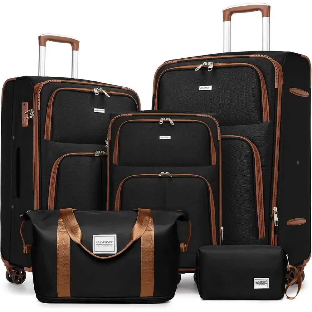 Набор из 5 расширяемых чемодан – обзор и цена Expandable Hard Shell Luggage Set