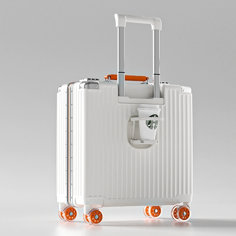 18-дюймовый чемодан для ручной – обзор и цена Aluminum Frame Carry On Luggage