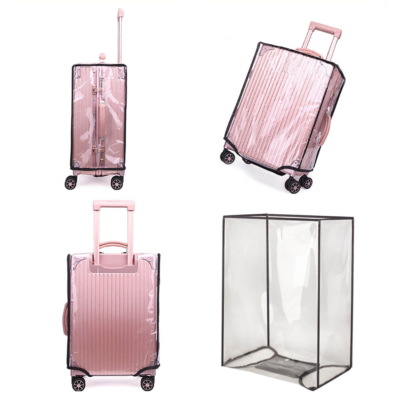 Защитный чехол из ПВХ для чемо – обзор и цена Luggage Protective Cover Transparent