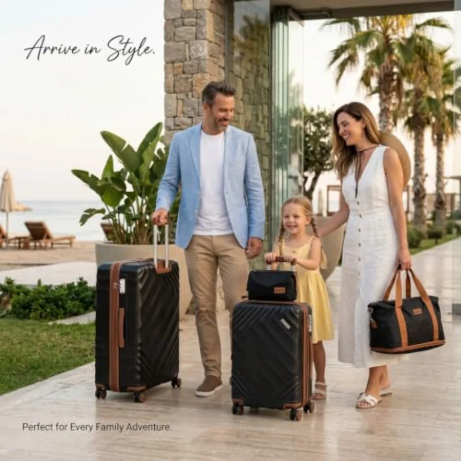 Набор из 5 жестких расширяемых – обзор и цена Expandable Hard Shell Luggage Set