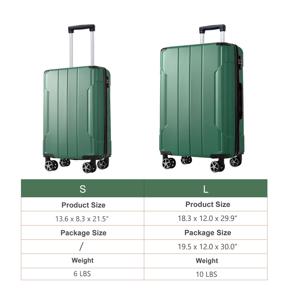 Комплект из 2 расширяемых чемо – обзор и цена Expandable Hard Shell Luggage Set