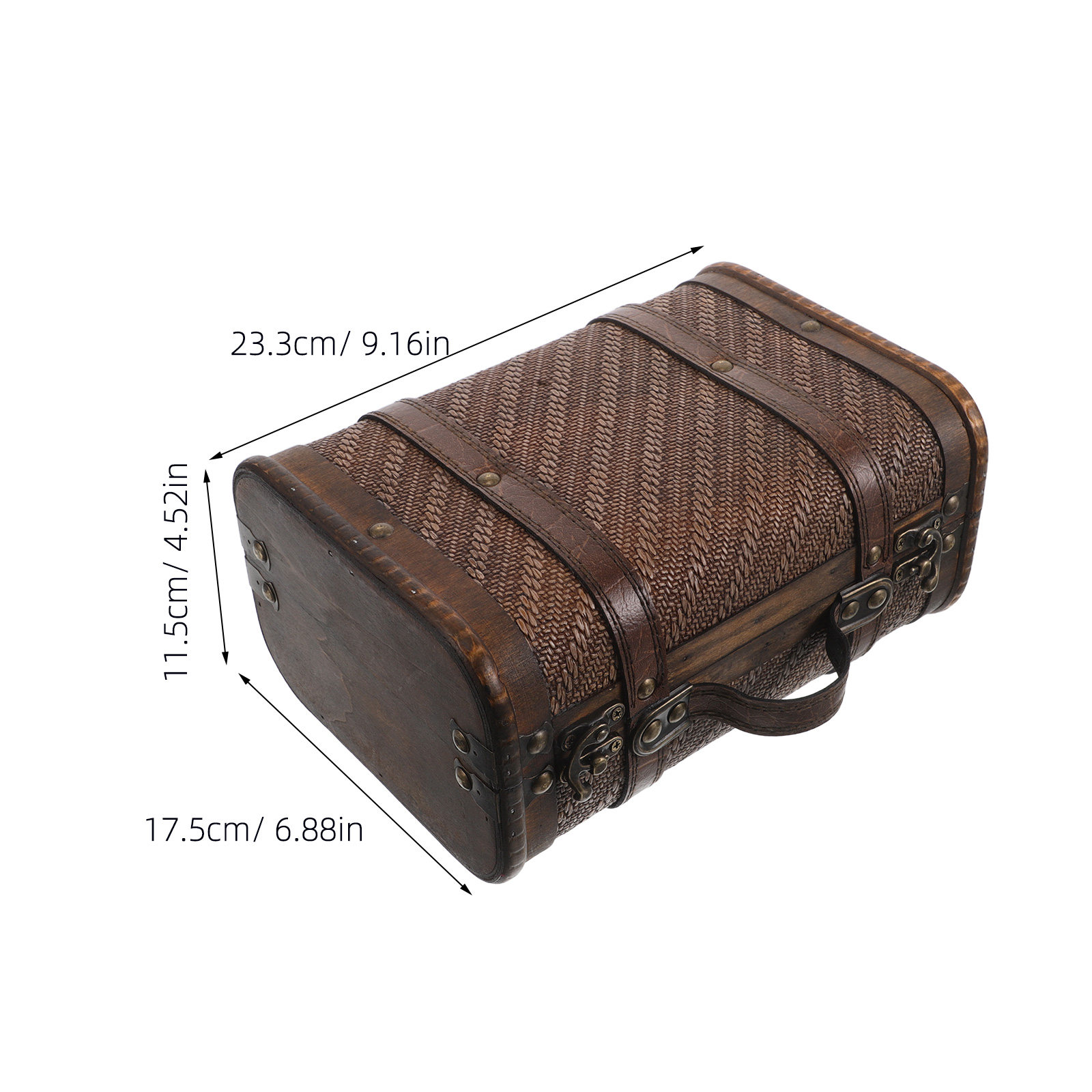 Деревянный винтажный чемодан-с – обзор и цена Retro Vintage Trunk Suitcase