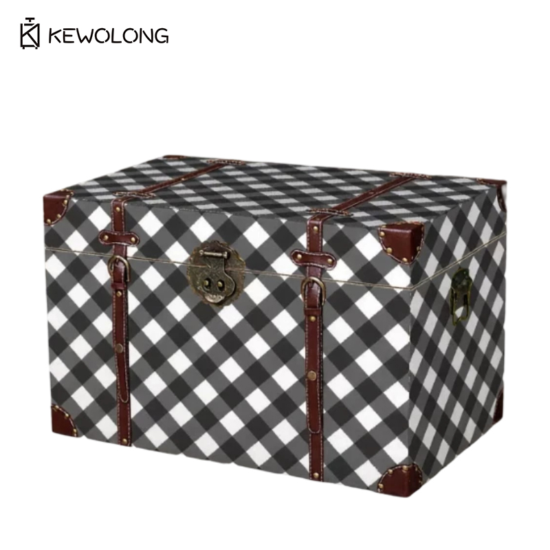 Винтажный деревянный ящик для  – обзор и цена Retro Vintage Trunk Suitcase