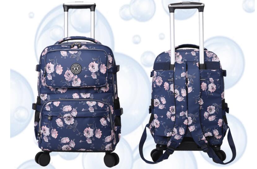 Дорожный чемодан на колесиках  – обзор и цена Foldable Rolling Luggage Bag
