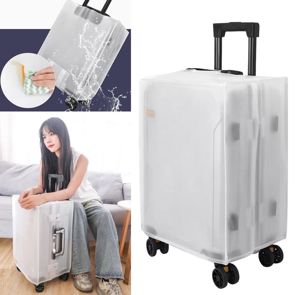 Новый матовый защитный чехол д – обзор и цена Waterproof Suitcase Cover Protector