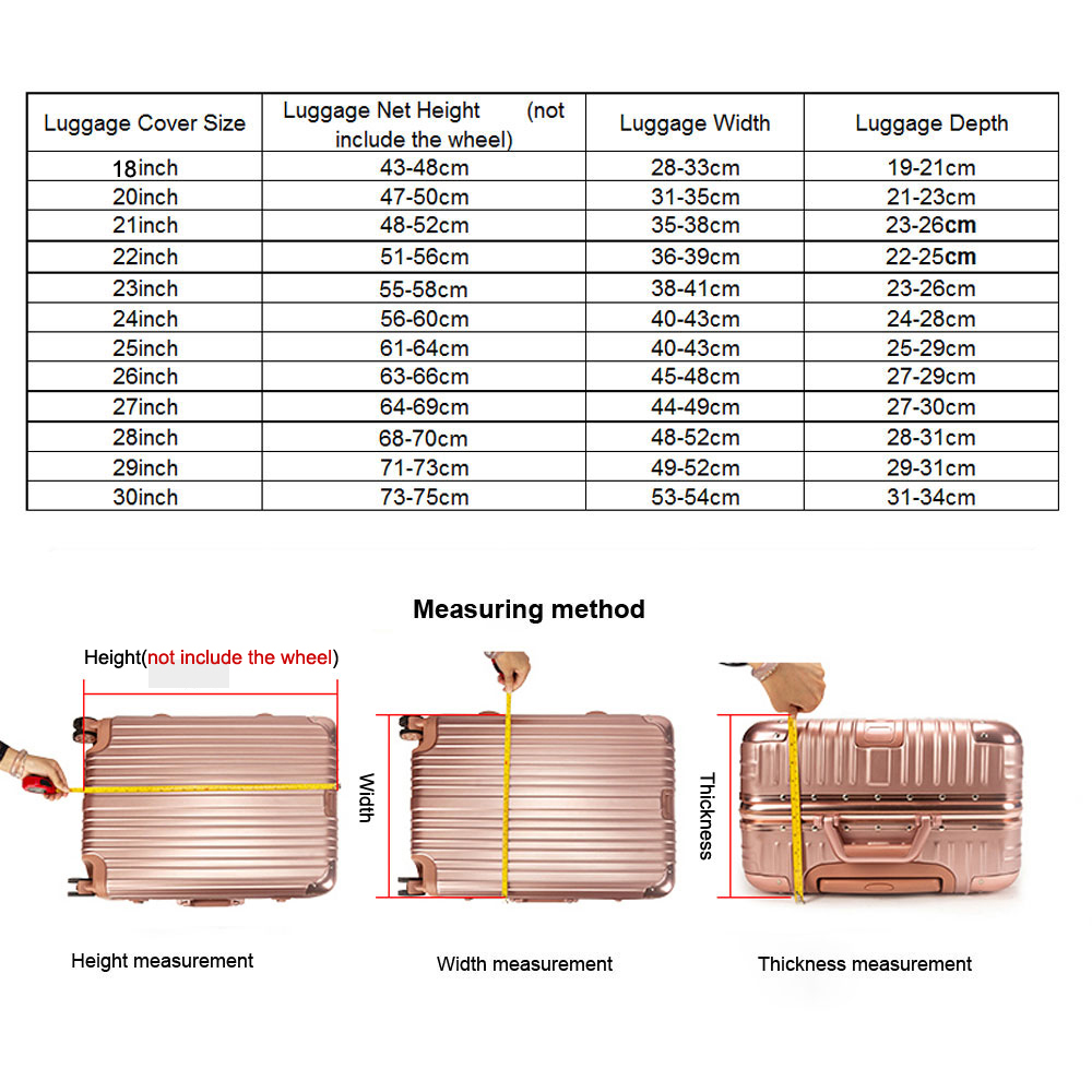 Прозрачный чехол для багажа из – обзор и цена Luggage Protective Cover Transparent