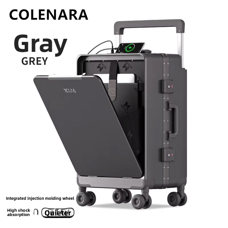 Чемодан COLENARA из ABS+PC с п – обзор и цена Front Opening Laptop Luggage 24 Inch