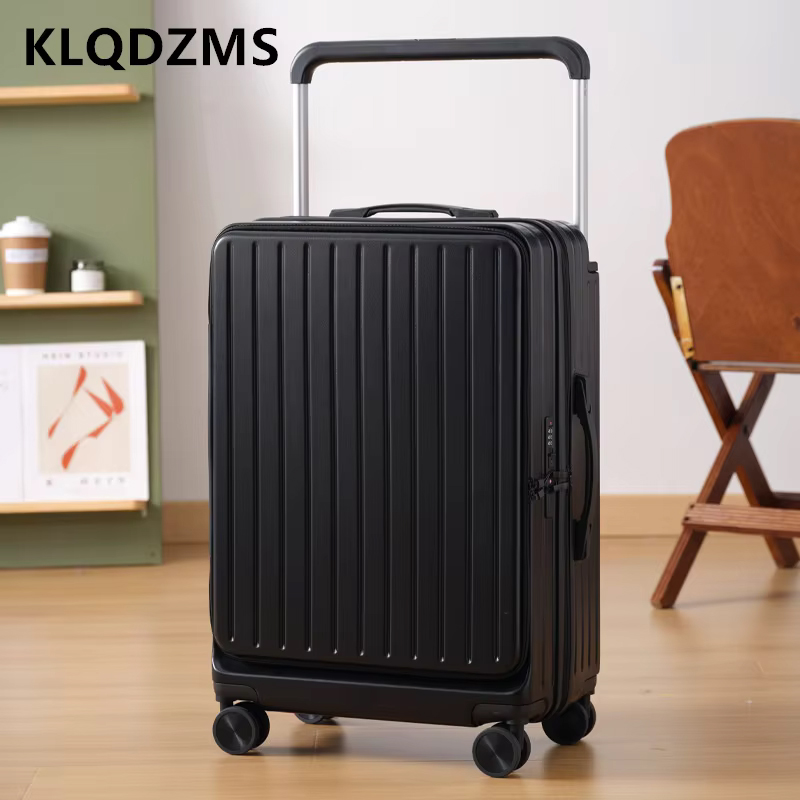 KLQDZMS 20/22/24-дюймовый высо – обзор и цена Front Opening Laptop Luggage 24 Inch