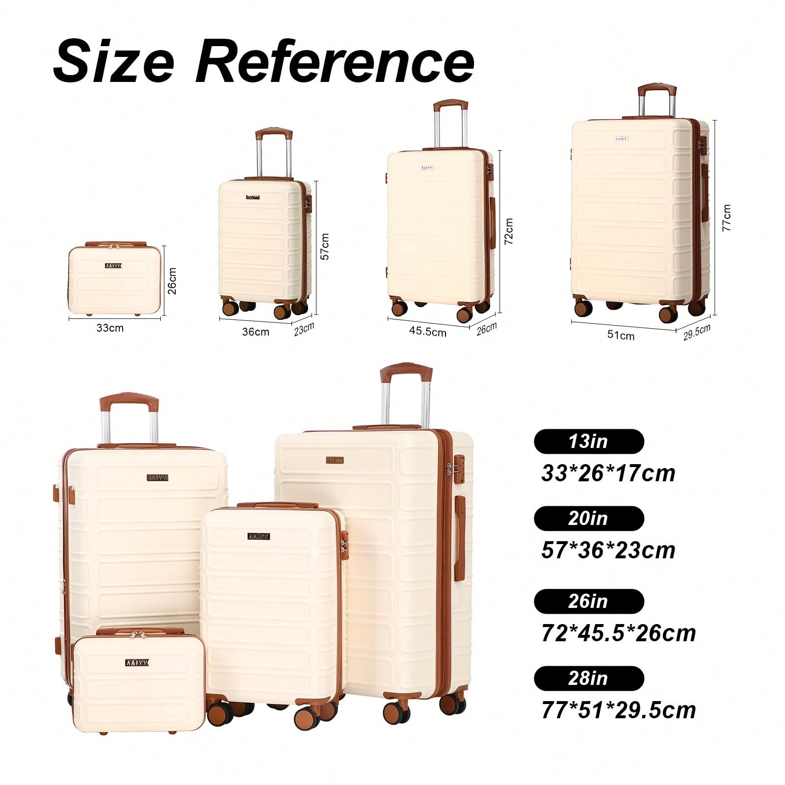 Набор чемоданов 4-в-1 из АБС-п – обзор и цена Expandable Hard Shell Luggage Set