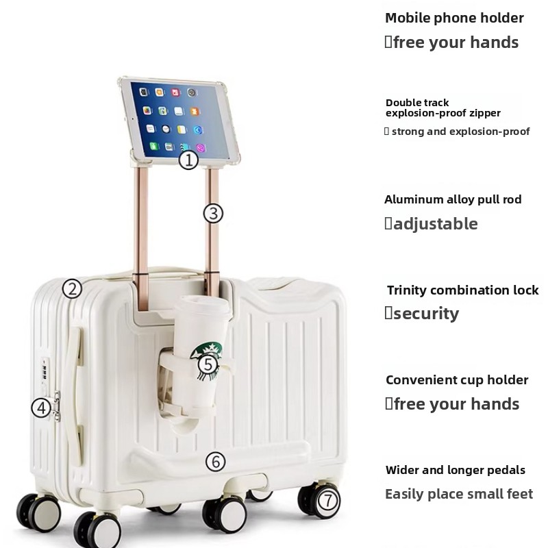 Новейший дизайн детского чемод – обзор и цена Spinner Wheel Rolling Suitcase 20 Inch