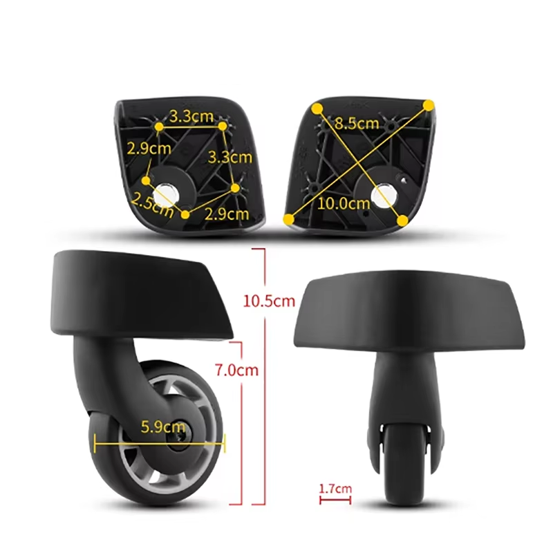 Комплект для замены бесшумных  – обзор и цена Silent Replacement Luggage Wheels