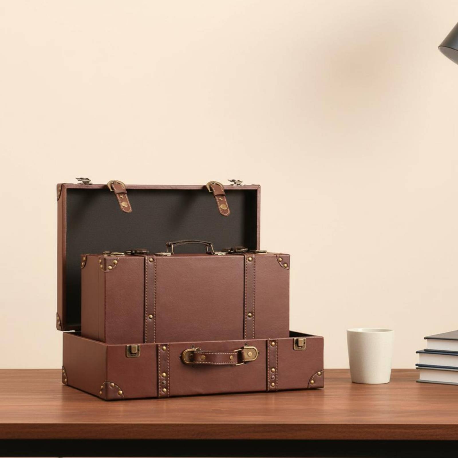 Винтажный чемодан-сундук с зак – обзор и цена Retro Vintage Trunk Suitcase