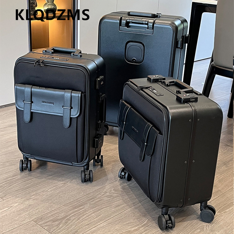 Чемодан из ткани Оксфорд KLQDZ – обзор и цена Spinner Wheel Rolling Suitcase 20 Inch