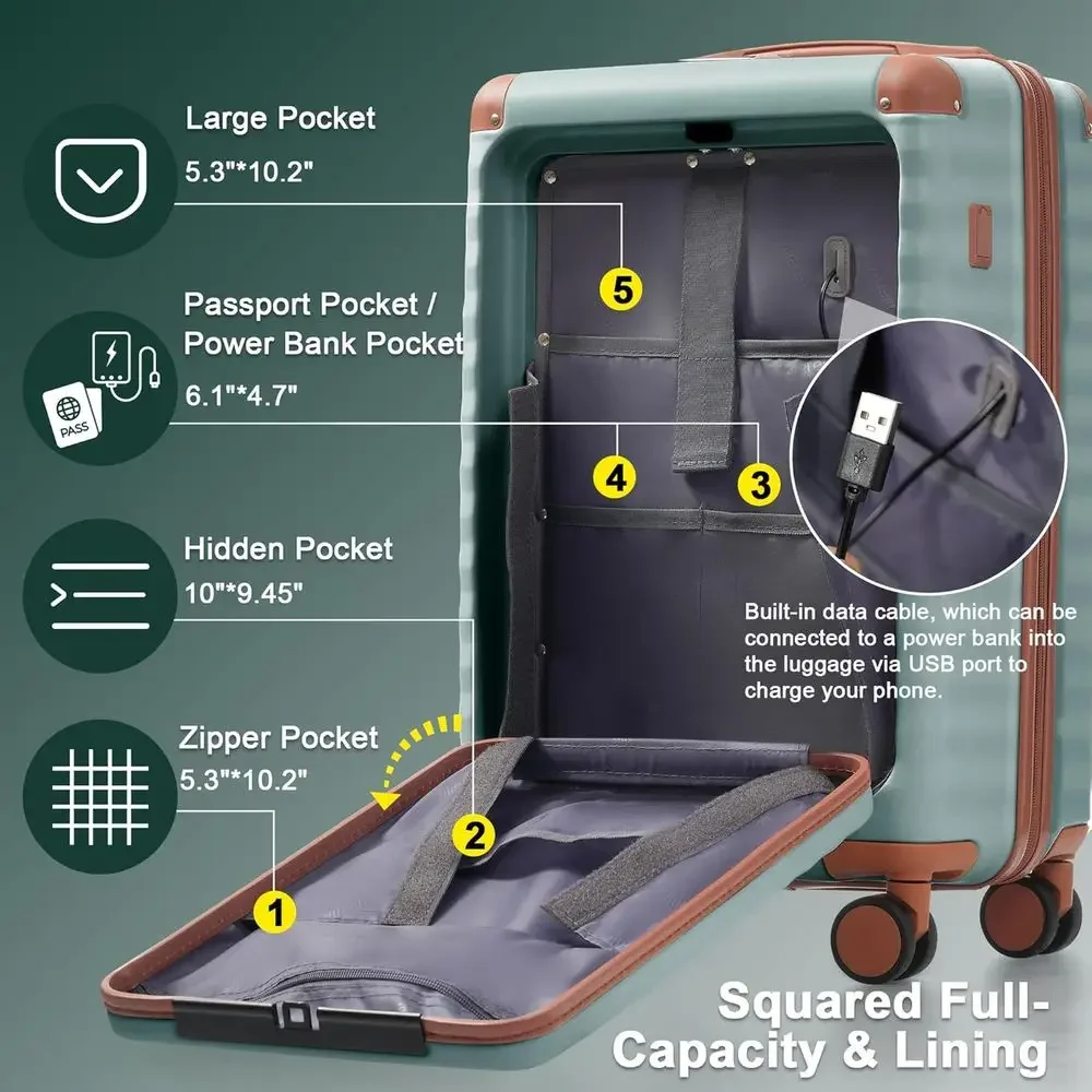 Набор из 5 расширяемых чемодан – обзор и цена Expandable Hard Shell Luggage Set