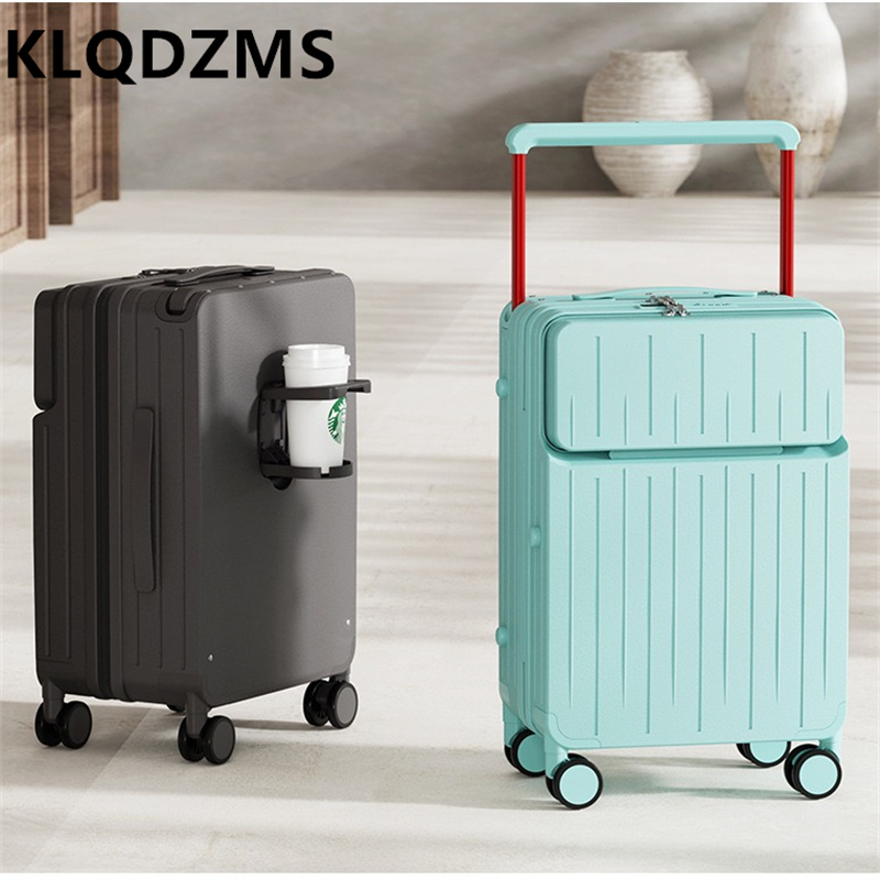 KLQDZMS 24-дюймовый чемодан с  – обзор и цена Front Opening Laptop Luggage 24 Inch
