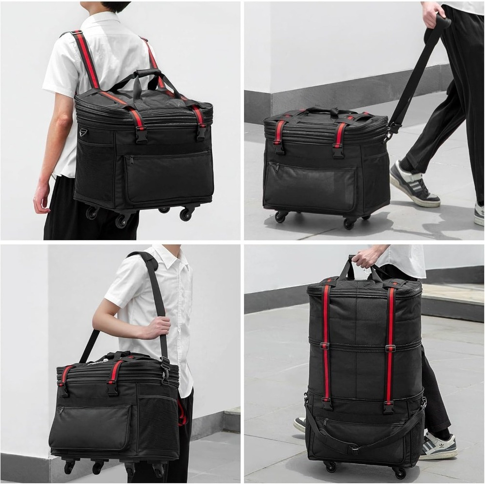 Раздвижная складная дорожная с – обзор и цена Foldable Rolling Luggage Bag