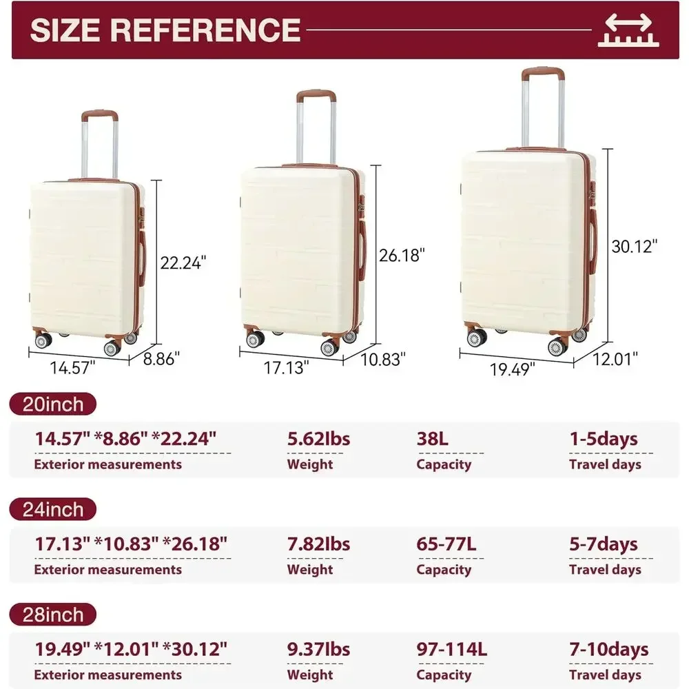 Разборный комплект из 3-х чемо – обзор и цена Expandable Hard Shell Luggage Set