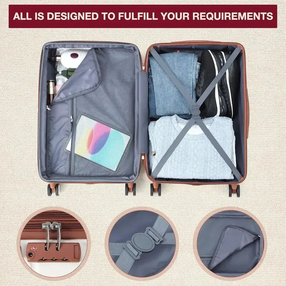 Разборный комплект из 3-х чемо – обзор и цена Expandable Hard Shell Luggage Set
