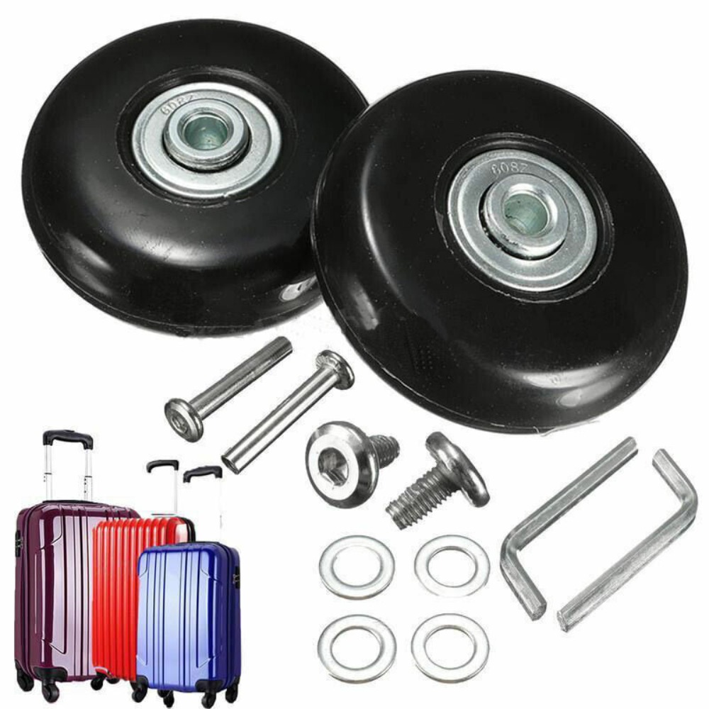 2 шт. сменные колеса с винтом  – обзор и цена Silent Replacement Luggage Wheels
