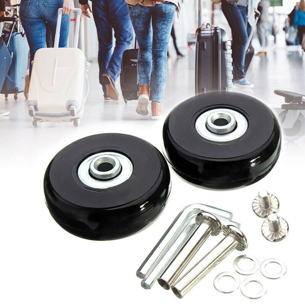 2 шт. сменные колеса с винтом  – обзор и цена Silent Replacement Luggage Wheels