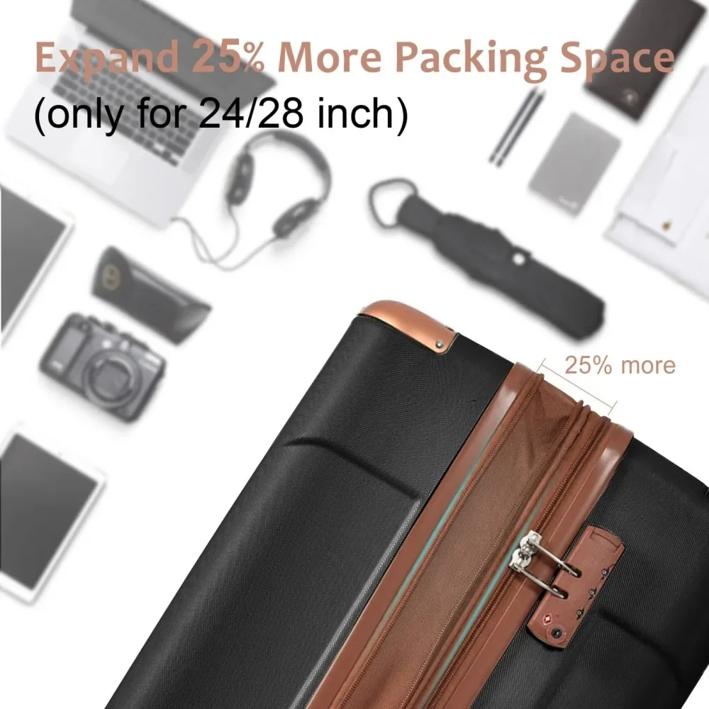 Наборы чемоданов из 3 предмето – обзор и цена Expandable Hard Shell Luggage Set