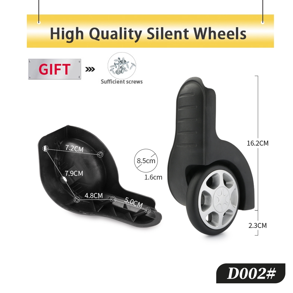 Фиксированные высококачественн – обзор и цена Silent Replacement Luggage Wheels