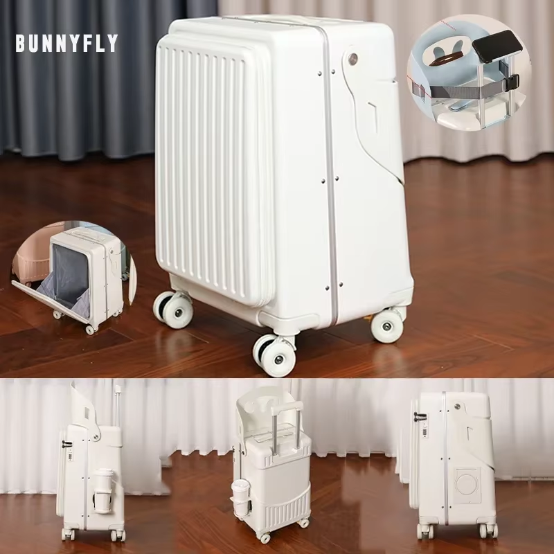 Чемодан BunnyFly с широкой руч – обзор и цена Aluminum Frame Carry On Luggage