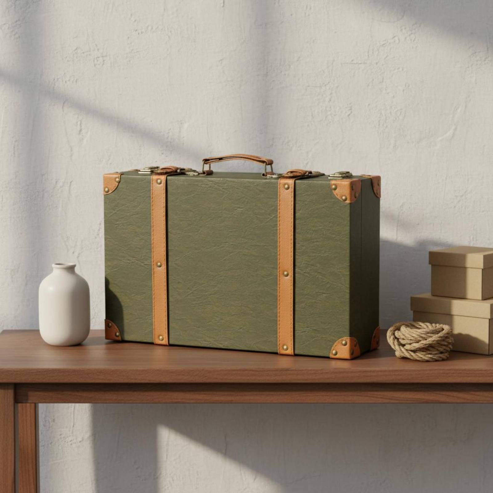 Набор из 3 винтажных чемоданов – обзор и цена Retro Vintage Trunk Suitcase