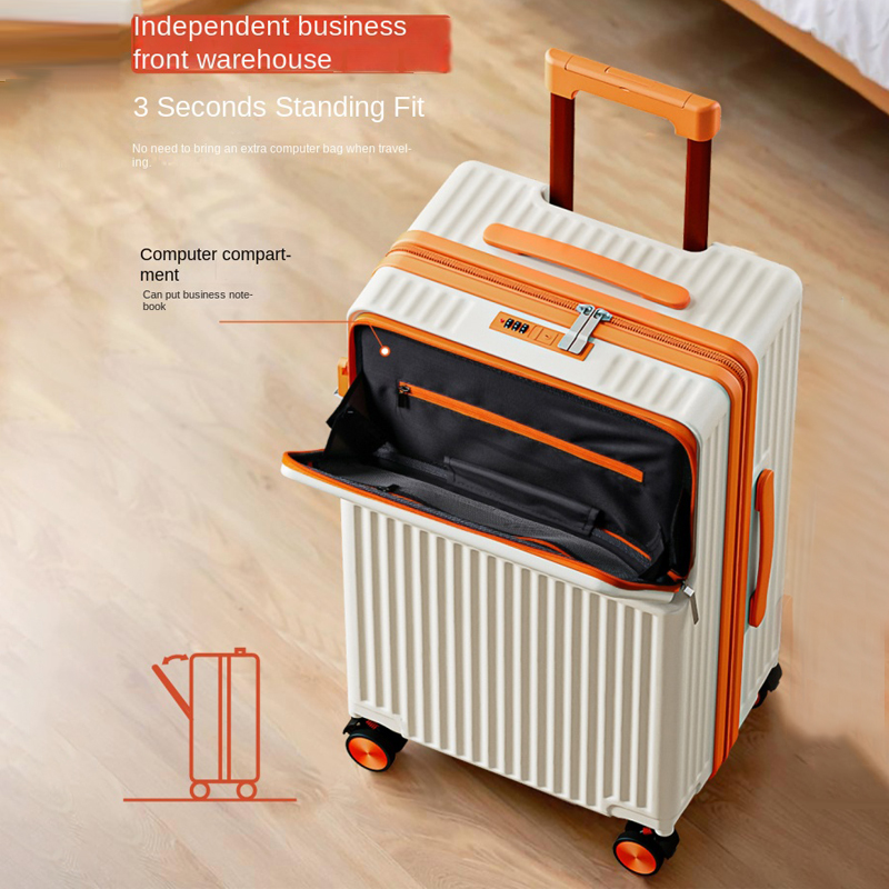 Стильный 20, 24-дюймовый дорож – обзор и цена Front Opening Laptop Luggage 24 Inch