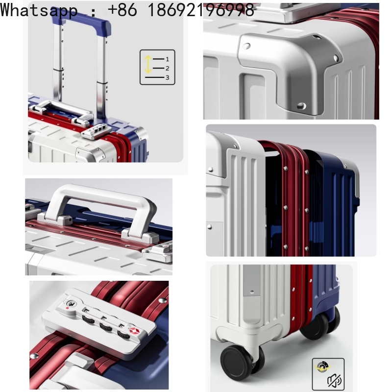 Чемодан-тележка 18 дюймов для  – обзор и цена Aluminum Frame Carry On Luggage