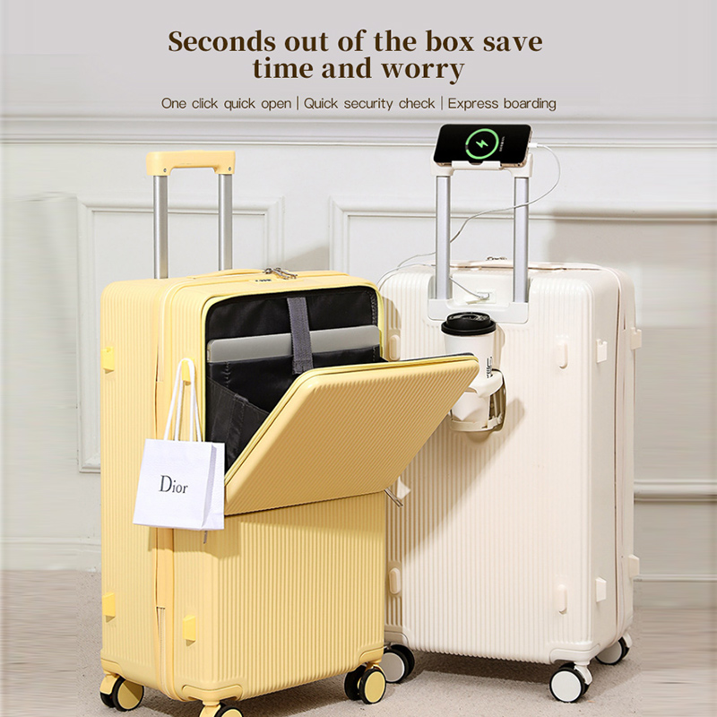 Чемодан sushimu с широкой ручк – обзор и цена Aluminum Frame Carry On Luggage