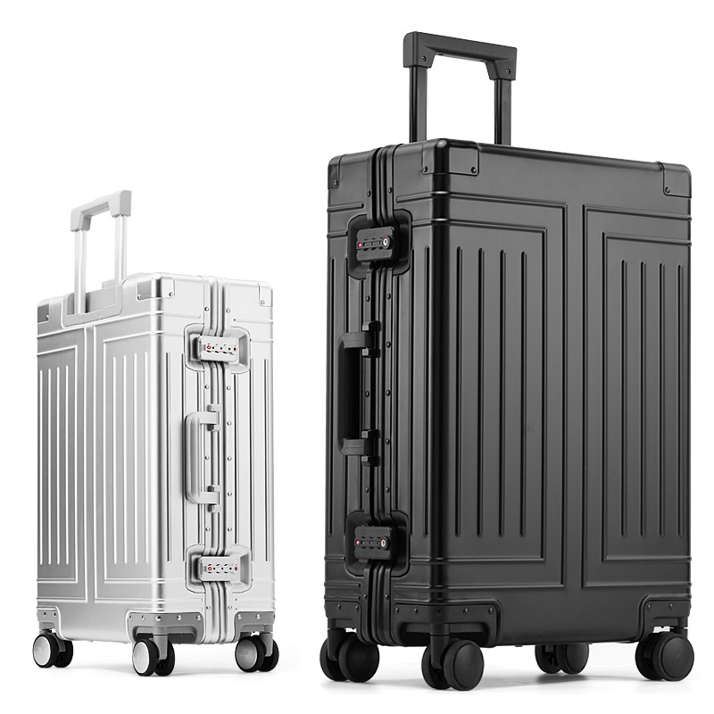 20/24/26/28-дюймовый алюминиев – обзор и цена Spinner Wheel Rolling Suitcase 20 Inch