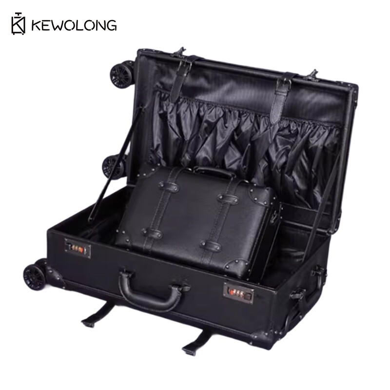 Винтажный комплект чемоданов 2 – обзор и цена Retro Vintage Trunk Suitcase