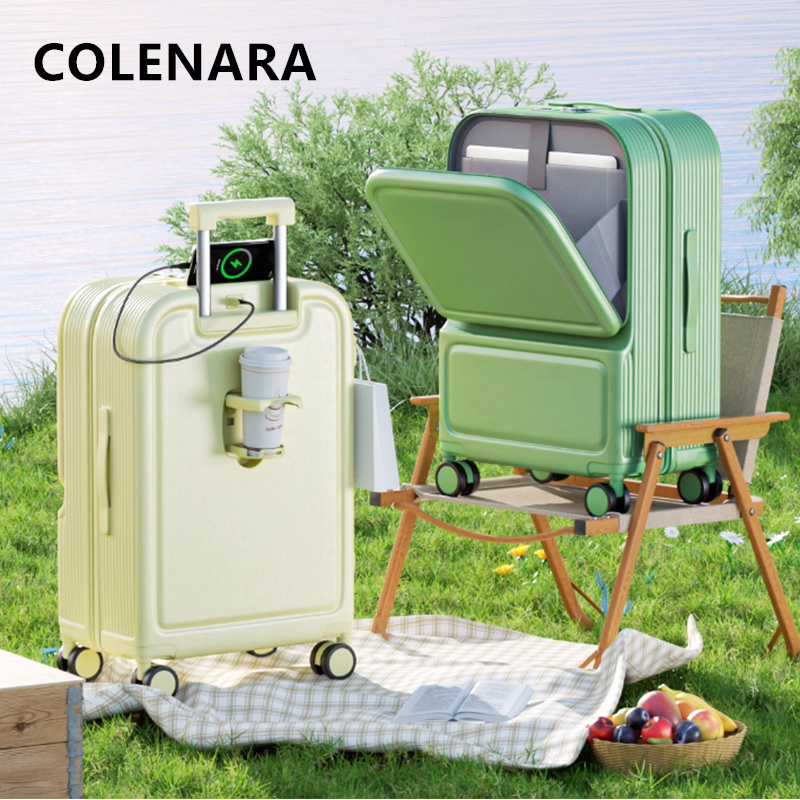 Чемодан COLENARA из АБС-пласти – обзор и цена Front Opening Laptop Luggage 24 Inch